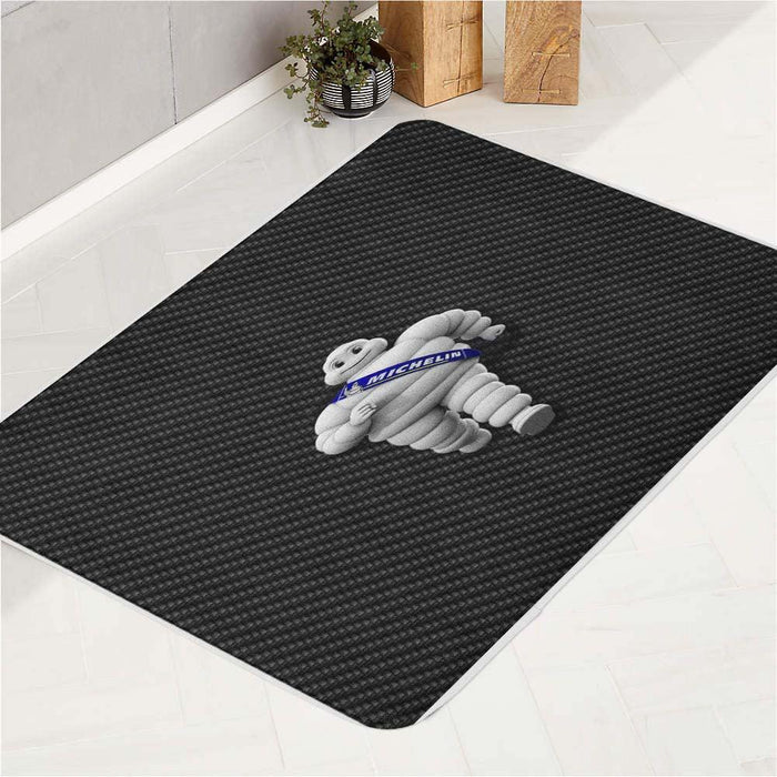 michelin icon logo big brand bath rugs