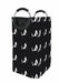 monochrome sonic the hedgehog expressions Laundry Hamper | Laundry Basket