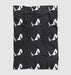 monochrome sonic the hedgehog expressions Ultra soft fleece blanket