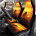 mufasa and simba sunset the lion king Car Seat Covers