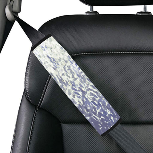 monochrrome watercolor leaf Car seat belt cover