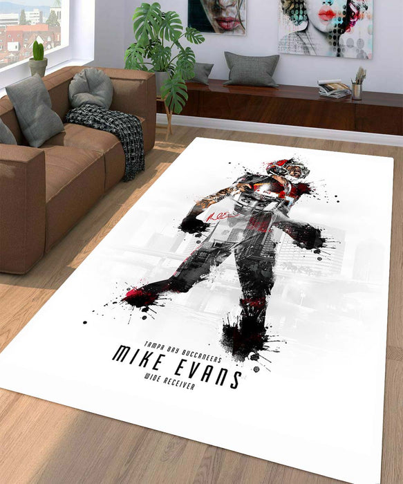 mike evans tampa bay buccaneers Living room carpet rugs