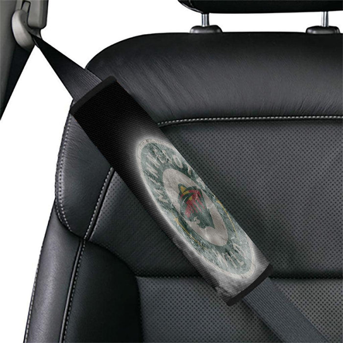 minnesota wild logo freezing Car seat belt cover - Grovycase