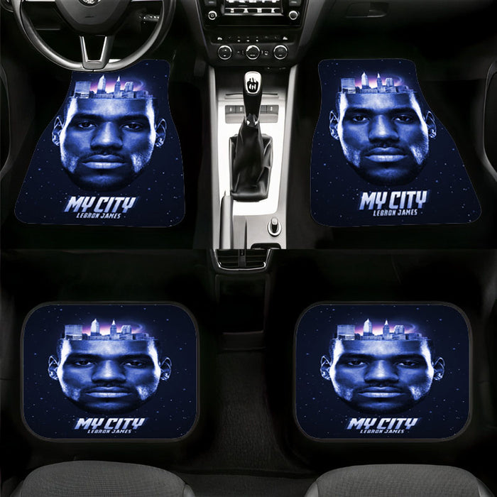 my city lebron james nba player Car floor mats Universal fit