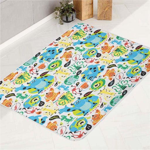 moster cute monsters university bath rugs