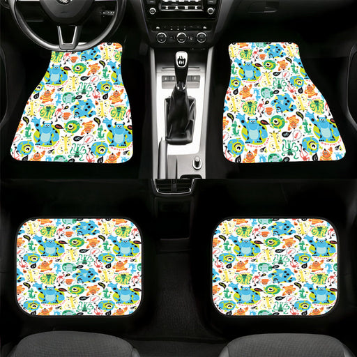 moster cute monsters university Car floor mats Universal fit