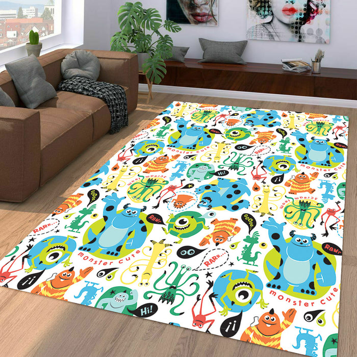 moster cute monsters university Living room carpet rugs