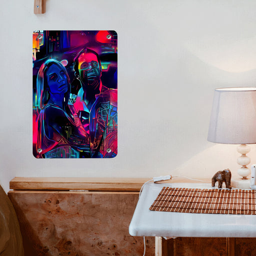 miriam and laurens altered carbon Poster Metal print wall art