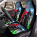 mysterio and spiderman far from home Car Seat Covers