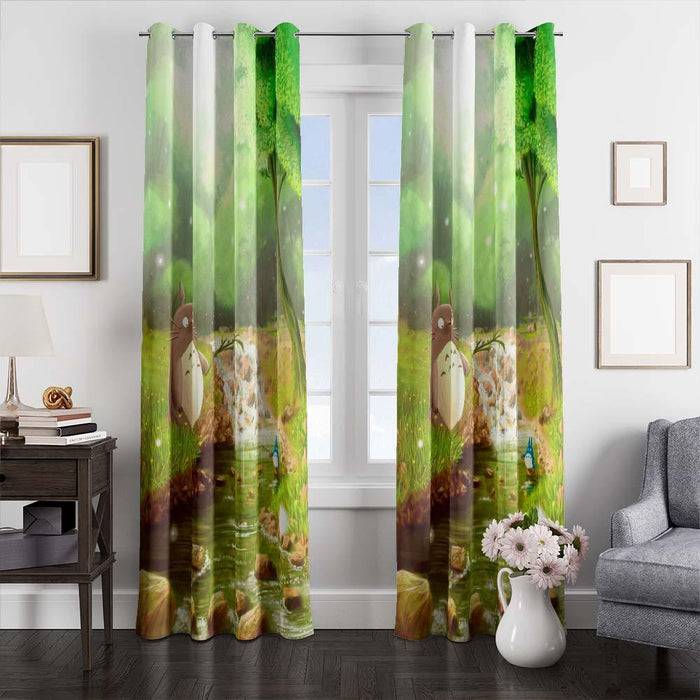 My neighbor totoro cute window curtains