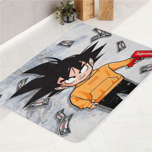 money fancy dragon ball bath rugs