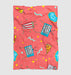 movies pizza and popcorn Ultra soft fleece blanket