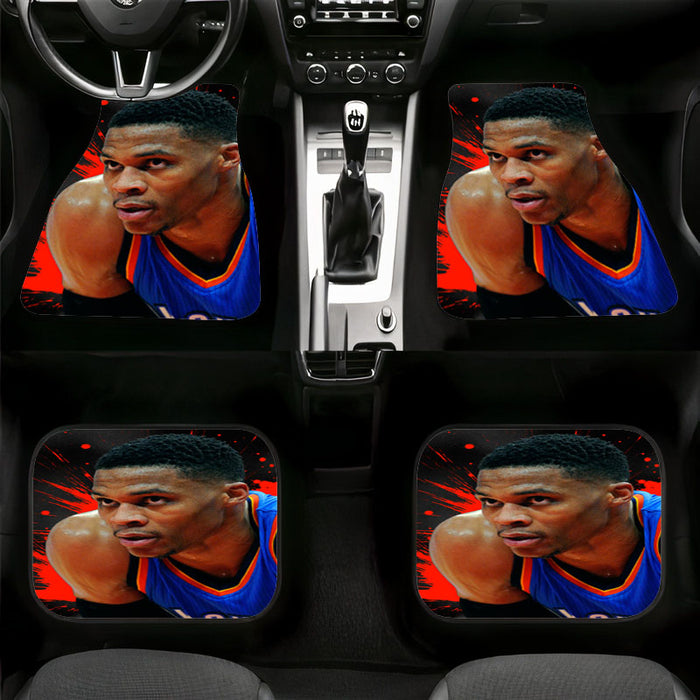 nba oklahoma city player wet Car floor mats Universal fit