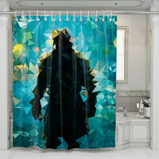 mozaic watchmen series marvel shower curtains