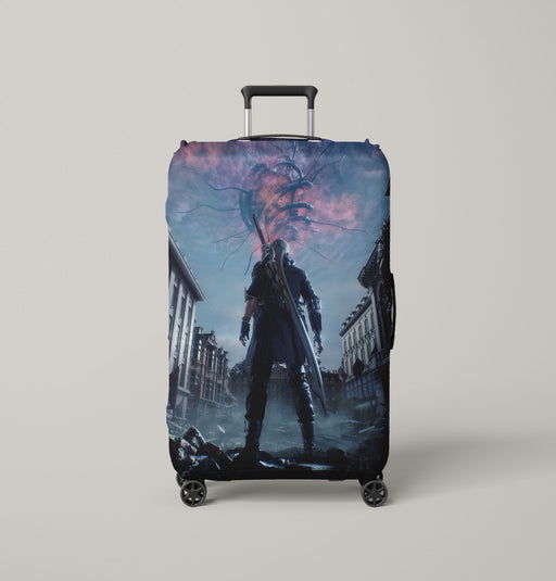 nero meet the strangers devil may cry Luggage Covers | Suitcase