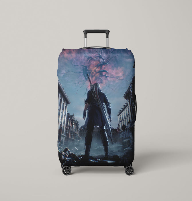 nero meet the strangers devil may cry Luggage Covers | Suitcase