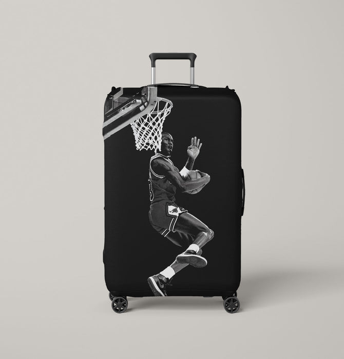 monochrome best action nba Luggage Covers | Suitcase