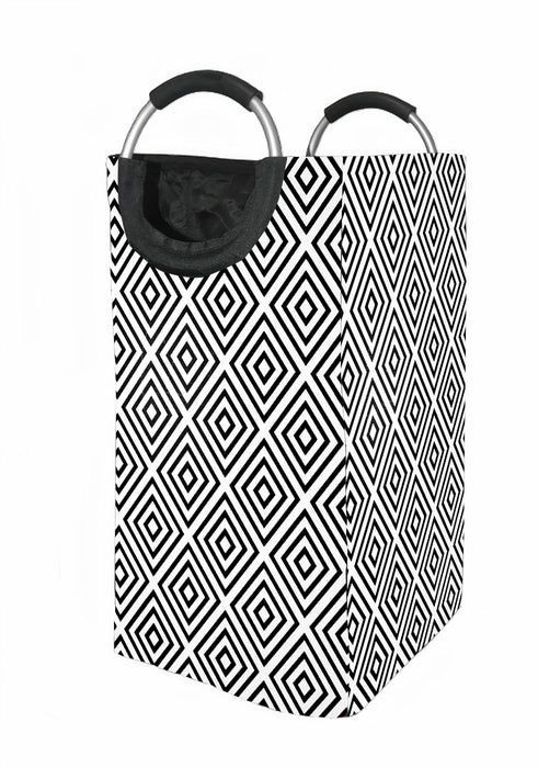 multiple exposure squares rhombuses Laundry Hamper | Laundry Basket