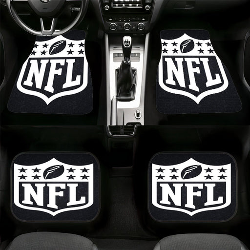 monochrome nfl logo Car floor mats Universal fit