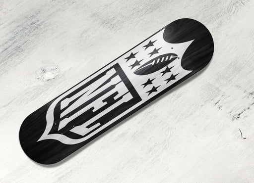 monochrome nfl logo Skateboard decks