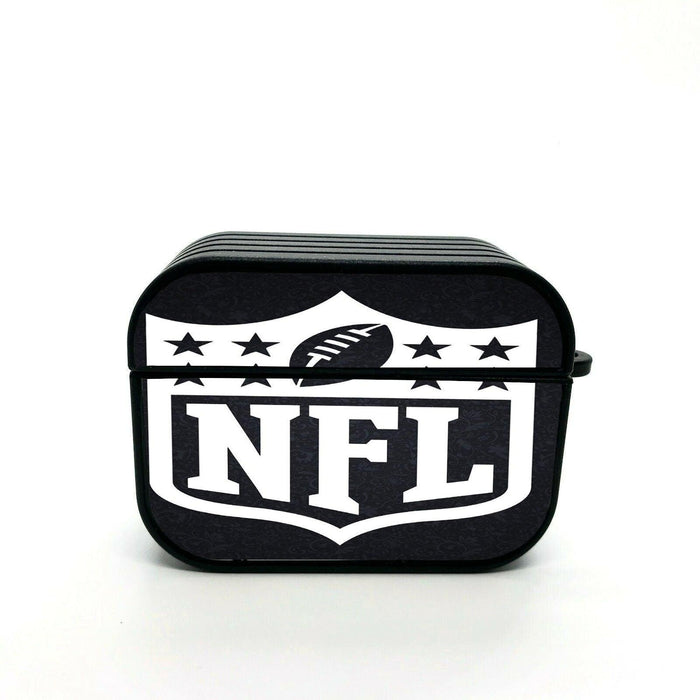 monochrome nfl logo airpod case