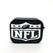 monochrome nfl logo airpod case