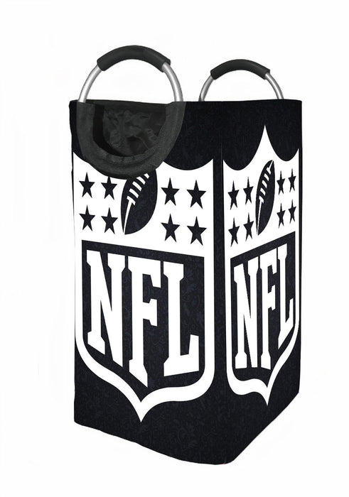 monochrome nfl logo Laundry Hamper | Laundry Basket