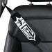 monochrome nfl logo Car seat belt cover - Grovycase