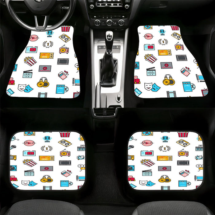 music and movie stuff Car floor mats Universal fit