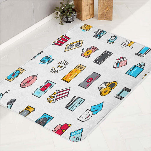 music and movie stuff bath rugs