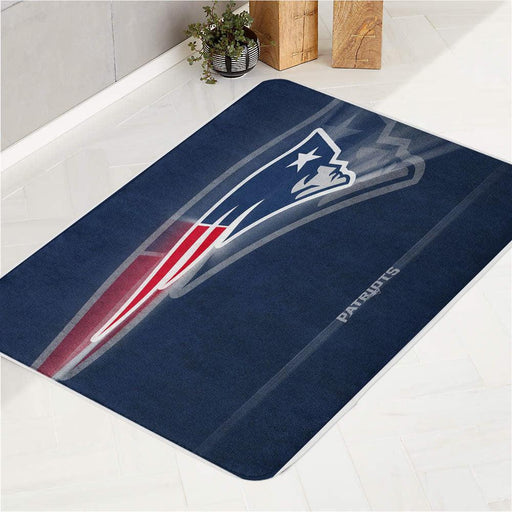 new england patriots glow bath rugs