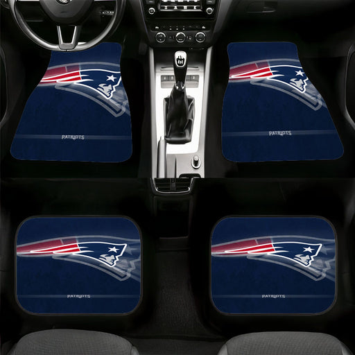 new england patriots glow Car floor mats Universal fit