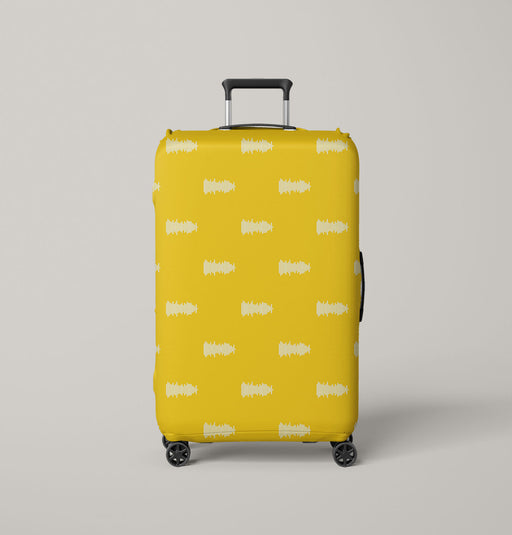 music audio rhyme sign Luggage Cover | suitcase