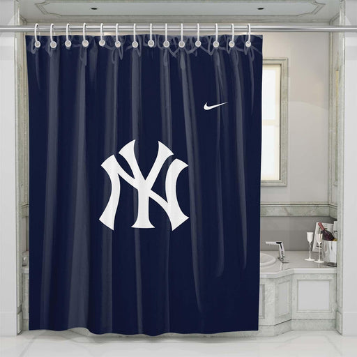 new york nike shower curtains