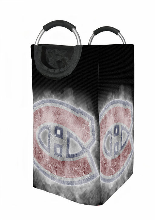 montreal canadiens freeze logo Laundry Hamper | Laundry Basket