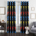 mystic team logo pokemon window Curtain