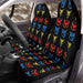 mystic team logo pokemon Car Seat Covers