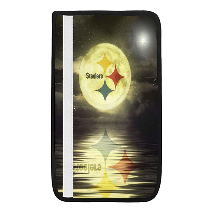 moon of steelers at the lake Car seat belt cover