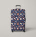 nasa badge spaces blue Luggage Cover | suitcase