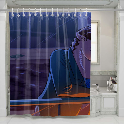 nice tone bojack horseman shower curtains