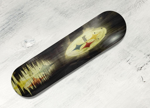 moon of steelers at the lake Skateboard decks