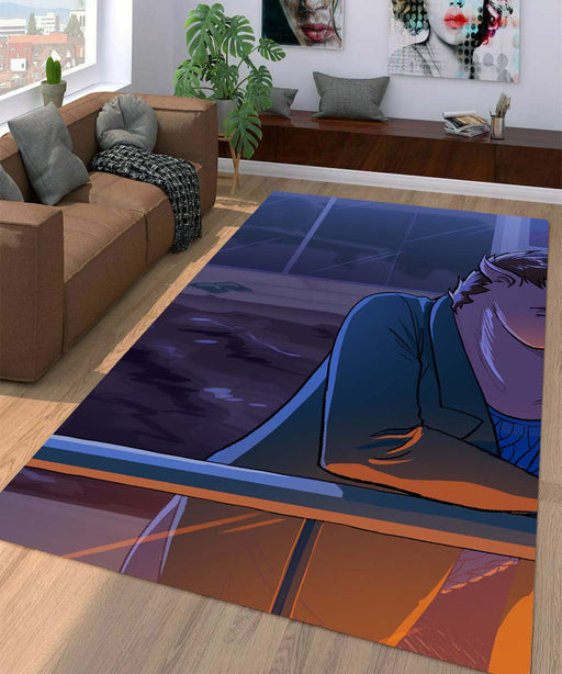 nice tone bojack horseman Living room carpet rugs