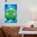 mooncake face final space Poster Metal print wall art