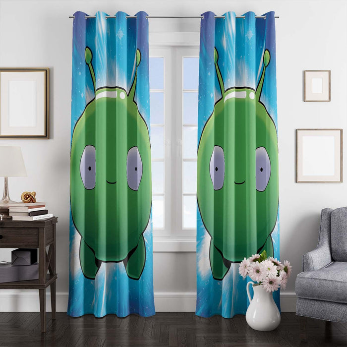 mooncake face final space window Curtain