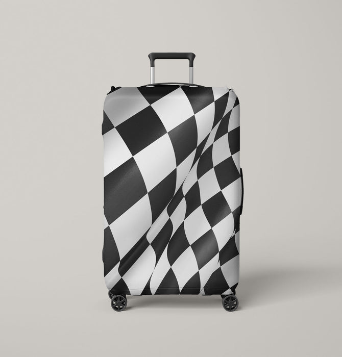 nascar lap flag racing Luggage Cover | suitcase