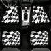 nascar lap flag racing Car floor mats Universal fit