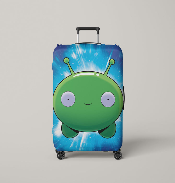 mooncake face final space Luggage Covers | Suitcase