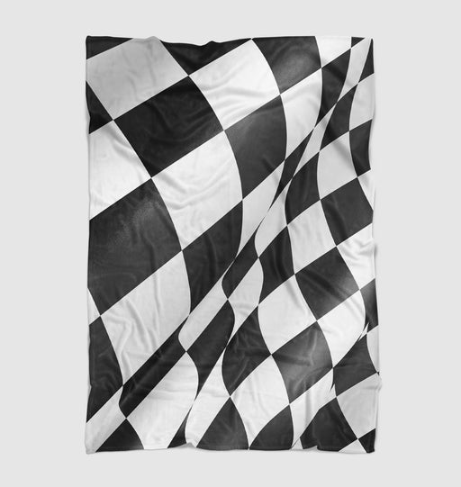 nascar lap flag racing Ultra soft fleece blanket