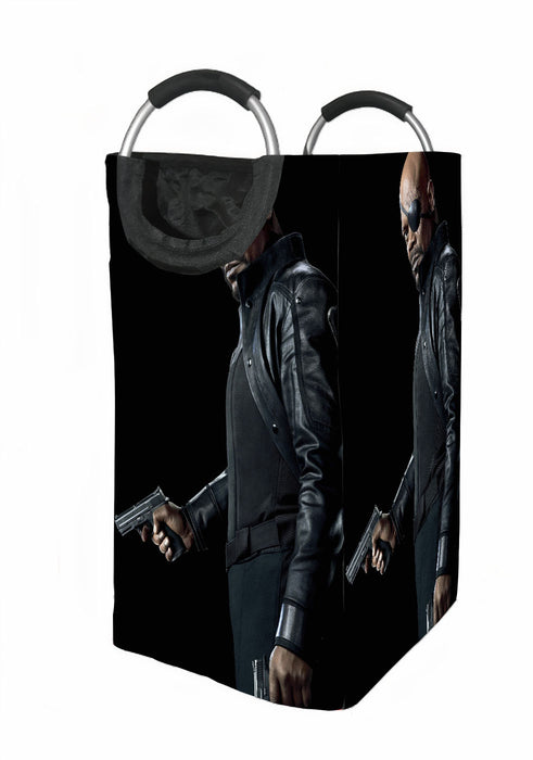 nick fury dark Laundry Hamper | Laundry Basket