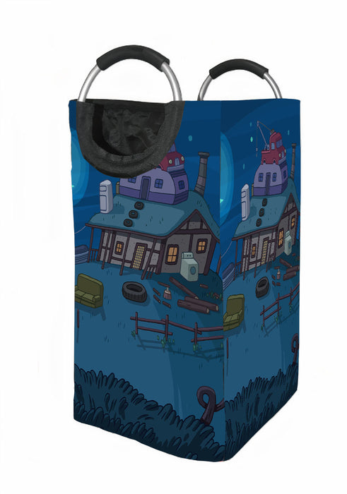 night adventure time place Laundry Hamper | Laundry Basket